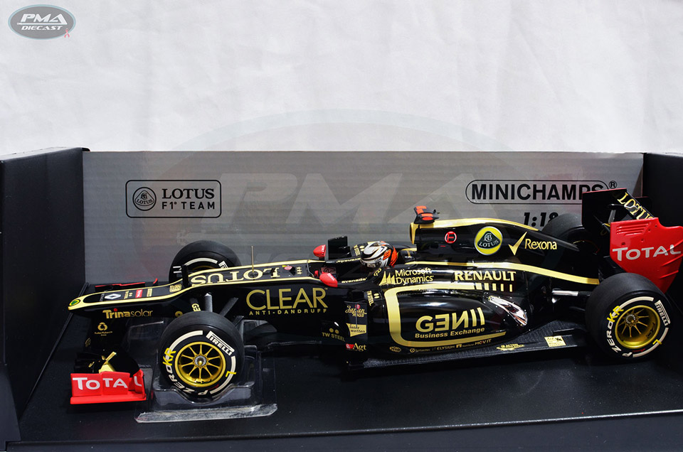 KIMI RAIKKONEN 2012 LOTUS E20 1:18